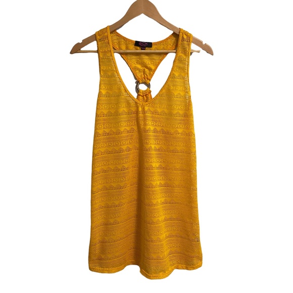 3/$12 Yellow Mesh Swimsuit Coverup - Picture 9 of 9